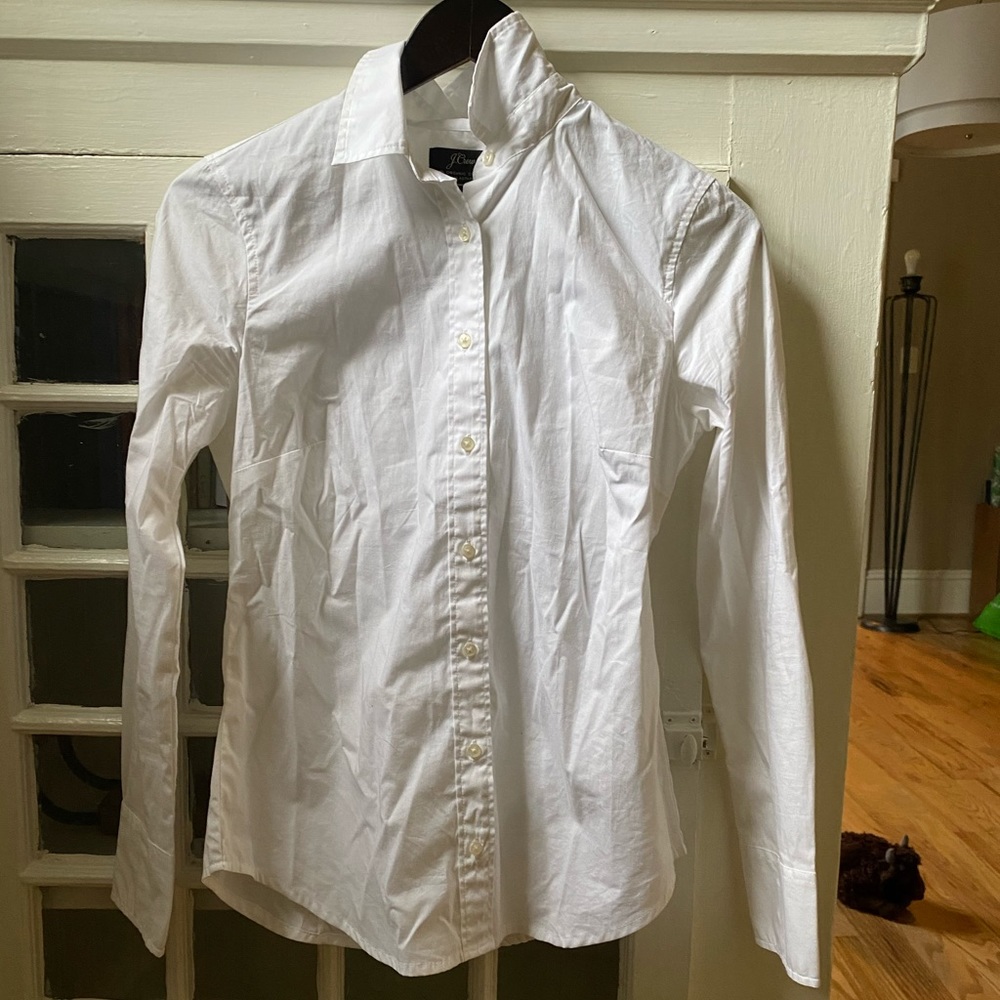 Jcrew white button down